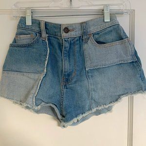 Hollister Vintage High Rise Denim Shorts